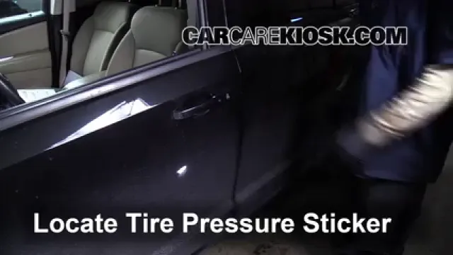 2011 Dodge Journey Mainstreet 3.6L V6 FlexFuel Neumáticos y ruedas Controlar presión de neumáticos